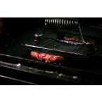 Hamburgerhús pogácsa sütése rost lapon