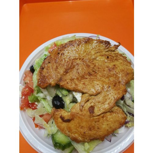 Roston csirke görög salátával